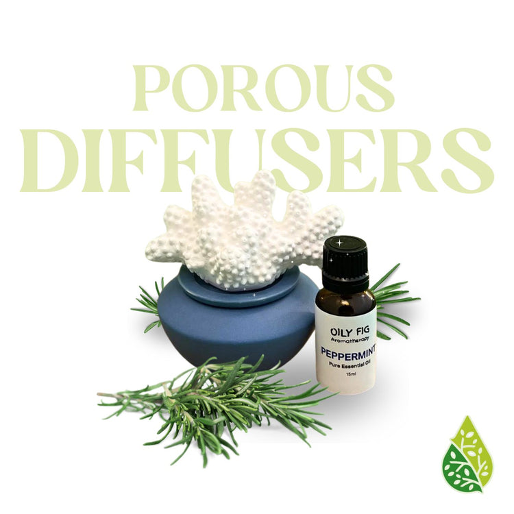 porous essential oil diffusers collection